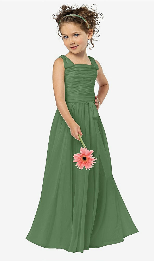 Front View - Vineyard Green Flower Girl Style FL4033