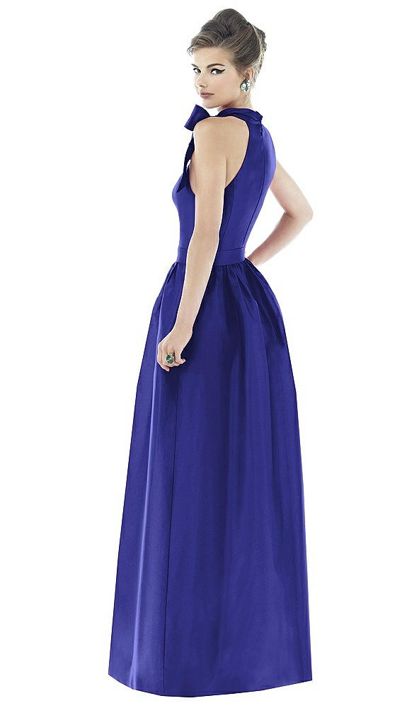 Back View - Electric Blue Alfred Sung Style D535