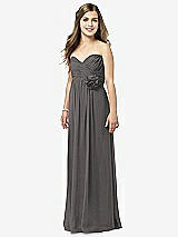 Front View Thumbnail - Caviar Gray Dessy Collection Junior Bridesmaid JR508