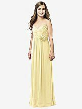 Front View Thumbnail - Pale Yellow Dessy Collection Junior Bridesmaid JR508