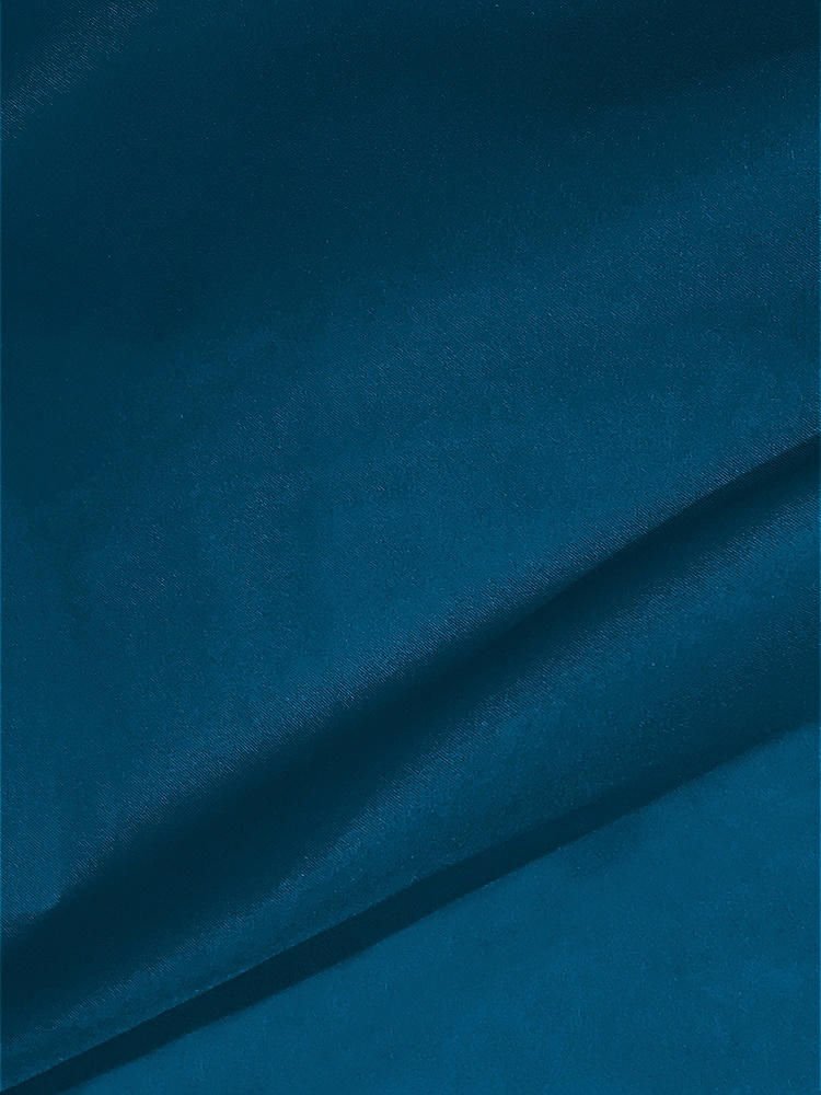 Front View - Ocean Blue Matte Lining Fabric by the Yard