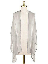 Front View Thumbnail - Oyster Sheer Crepe Stole
