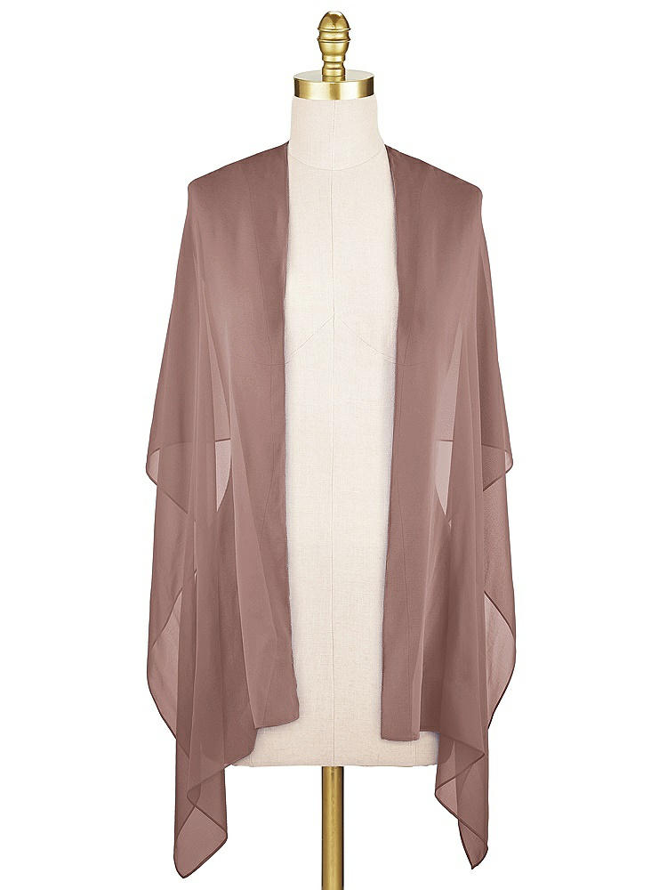 Front View - Sienna Sheer Crepe Stole