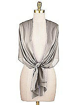 Alt View 2 Thumbnail - Taupe Sheer Crepe Stole