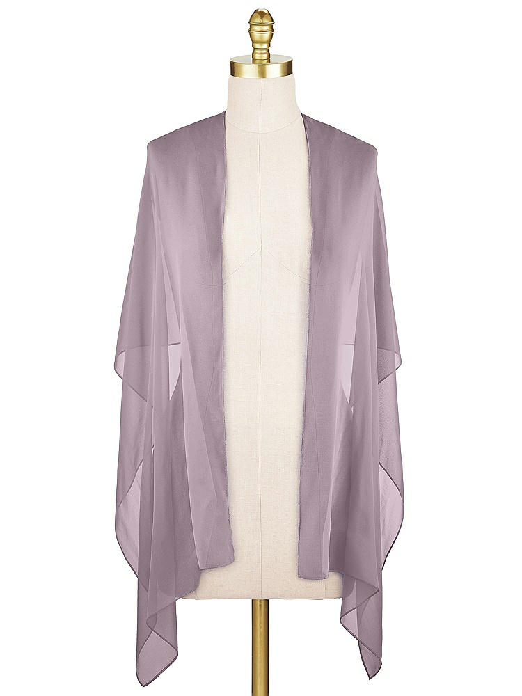 Front View - Lilac Dusk Lux Chiffon Stole