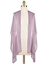 Front View Thumbnail - Suede Rose Lux Chiffon Stole
