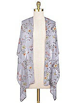 Front View Thumbnail - Butterfly Botanica Silver Dove Lux Chiffon Stole