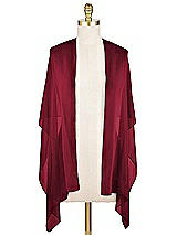 Front View Thumbnail - Burgundy Lux Chiffon Stole