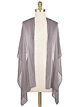 Front View Thumbnail - Cashmere Gray Lux Chiffon Stole