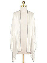 Front View Thumbnail - Ivory Lux Chiffon Stole