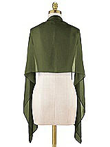 Alt View 1 Thumbnail - Olive Green Lux Chiffon Stole