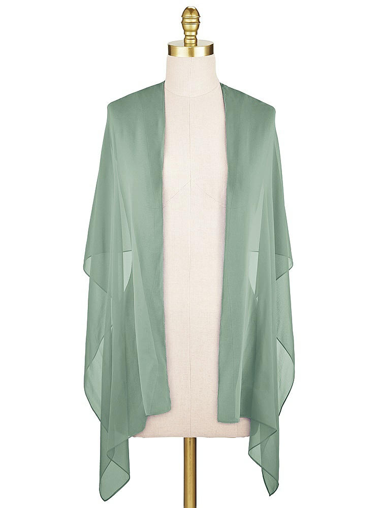 Front View - Seagrass Lux Chiffon Stole