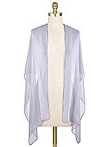 Front View Thumbnail - Silver Dove Lux Chiffon Stole