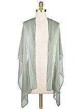 Front View Thumbnail - Willow Green Lux Chiffon Stole