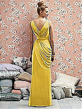 Rear View Thumbnail - Marigold Lela Rose Bridesmaids Style LR174