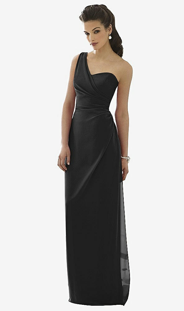 Front View - Black After Six Bridesmaid Dress 6646