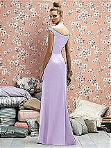 Rear View Thumbnail - Lavender Mist Lela Rose Bridesmaids Style LR177