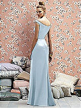 Rear View Thumbnail - Pale Blue Lela Rose Bridesmaids Style LR177