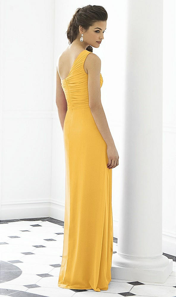 Back View - NYC Yellow After Six Bridesmaid Dress 6651