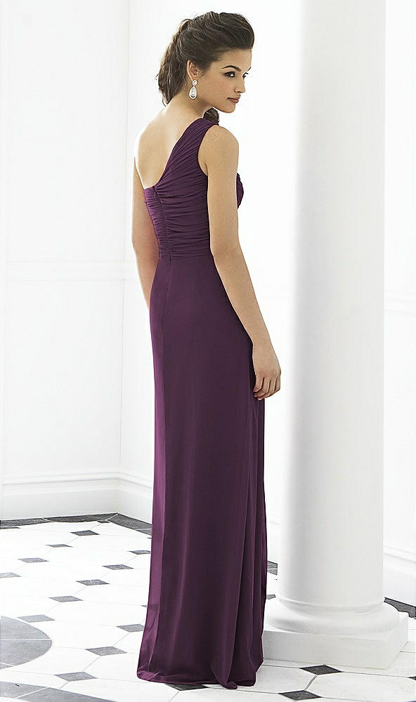 Back View - Aubergine After Six Bridesmaid Dress 6651