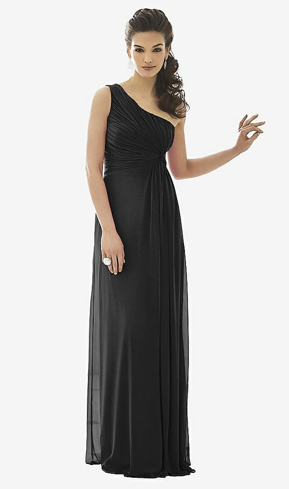 Front View - Black After Six Bridesmaid Dress 6651