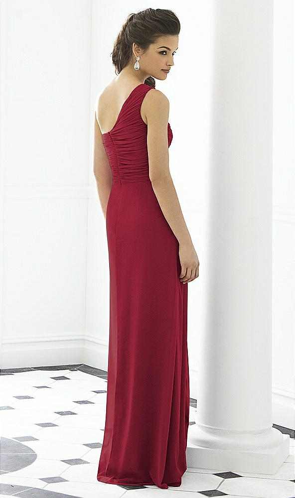 Back View - Burgundy After Six Bridesmaid Dress 6651