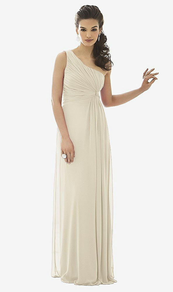 Front View - Champagne After Six Bridesmaid Dress 6651