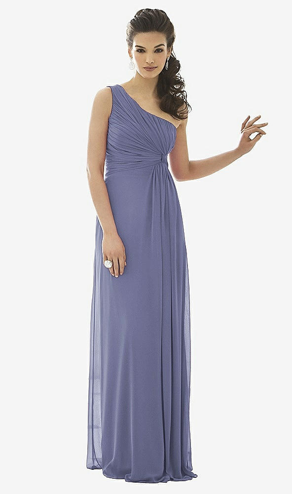 Front View - French Blue After Six Bridesmaid Dress 6651