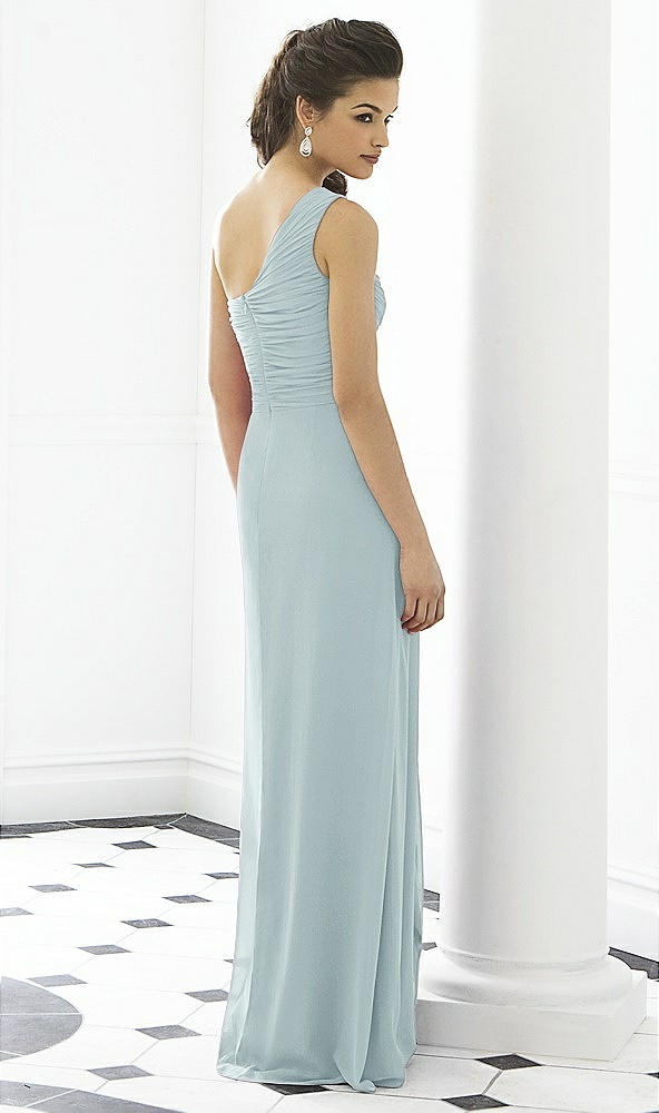 Back View - Morning Sky After Six Bridesmaid Dress 6651