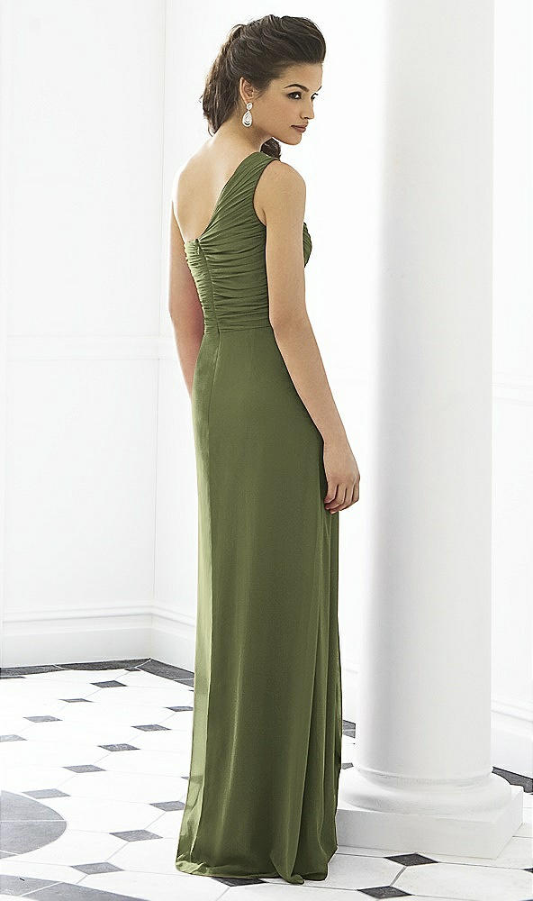 Back View - Olive Green After Six Bridesmaid Dress 6651