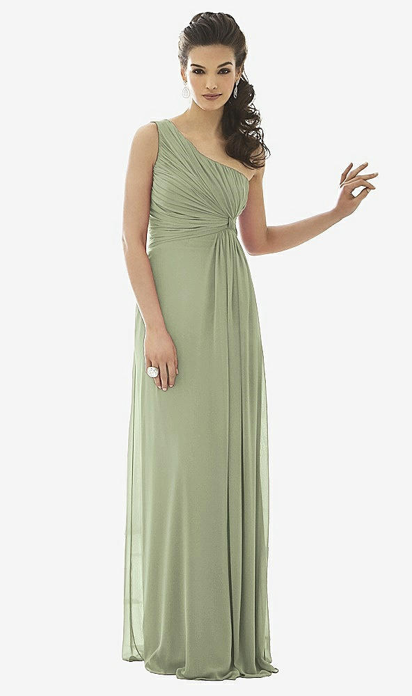 Front View - Sage After Six Bridesmaid Dress 6651