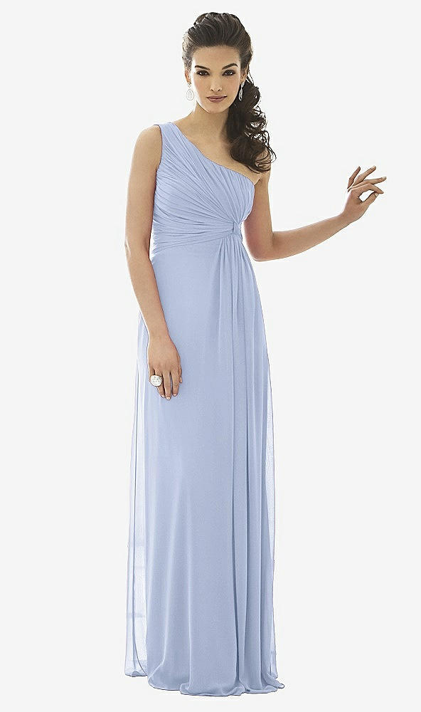 Front View - Sky Blue After Six Bridesmaid Dress 6651