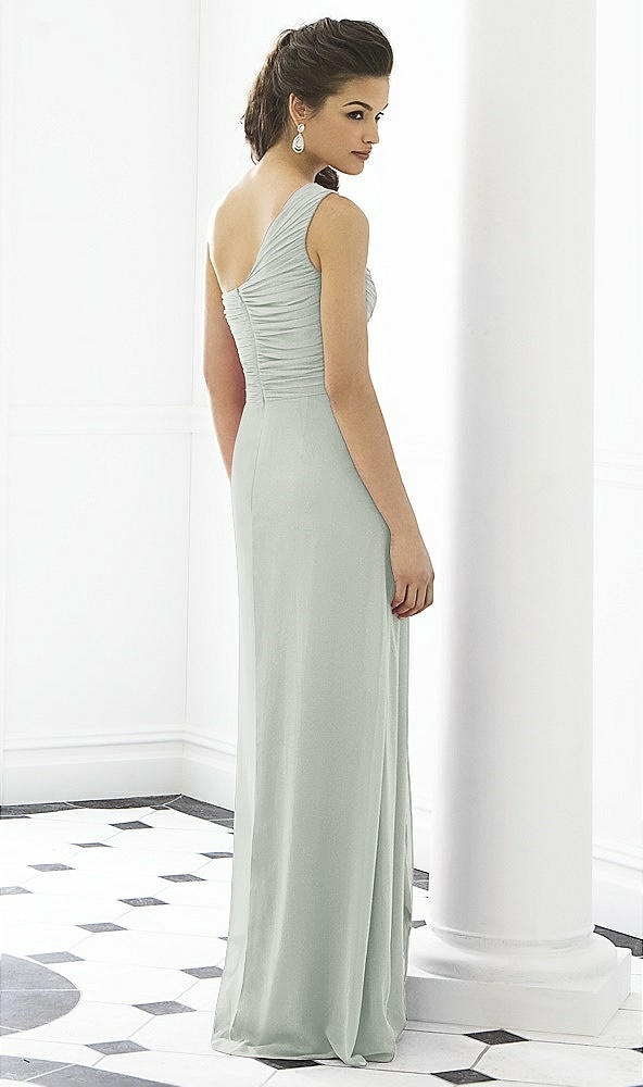 Back View - Willow Green After Six Bridesmaid Dress 6651