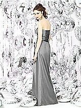 Rear View Thumbnail - Charcoal Gray Social Bridesmaids Style 8121