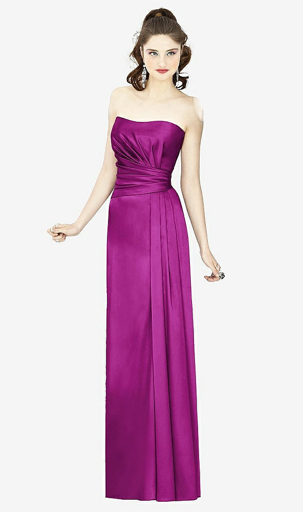 Front View - Persian Plum Social Bridesmaids Style 8121