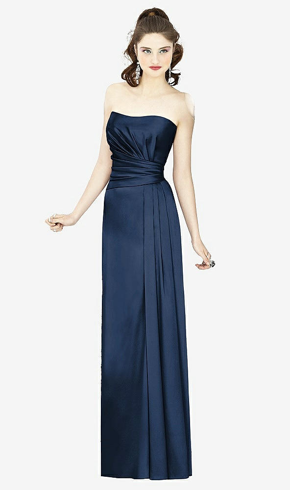 Front View - Midnight Navy Social Bridesmaids Style 8121