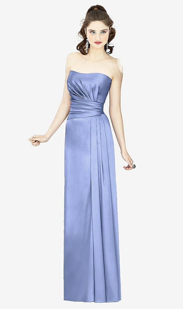 Front View - Periwinkle - PANTONE Serenity Social Bridesmaids Style 8121