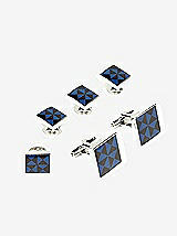 Front View Thumbnail - Sapphire Enamel Cufflinks and Tuxedo Studs Set by After Six