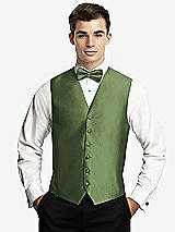 Front View Thumbnail - Clover Yarn-Dyed 6 Button Tuxedo Vest by After Six