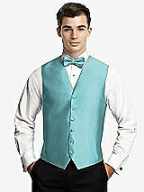 Front View Thumbnail - Spa Yarn-Dyed 6 Button Tuxedo Vest by After Six
