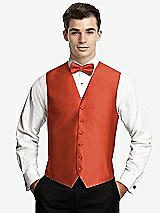 Front View Thumbnail - Spice Yarn-Dyed 6 Button Tuxedo Vest by After Six