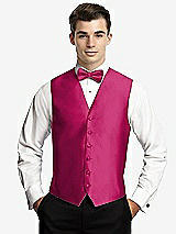 Front View Thumbnail - Tutti Frutti Yarn-Dyed 6 Button Tuxedo Vest by After Six