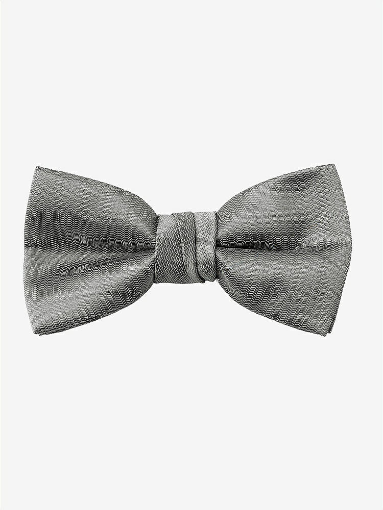 Front View - Charcoal Gray Yarn-Dyed Boy's Bow Tie by After Six
