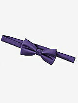 Rear View Thumbnail - Regalia - PANTONE Ultra Violet Yarn-Dyed Boy's Bow Tie by After Six