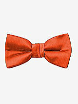 Front View Thumbnail - Tangerine Tango Yarn-Dyed Boy's Bow Tie by After Six