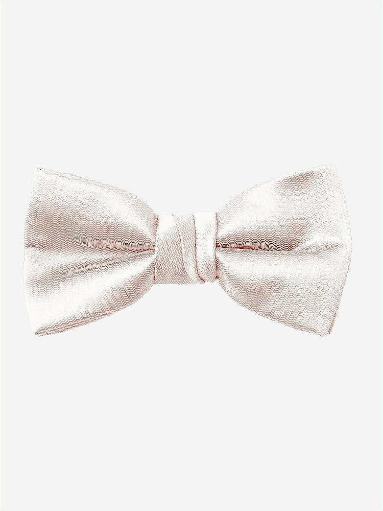 Front View - Blush Yarn-Dyed Boy's Bow Tie by After Six