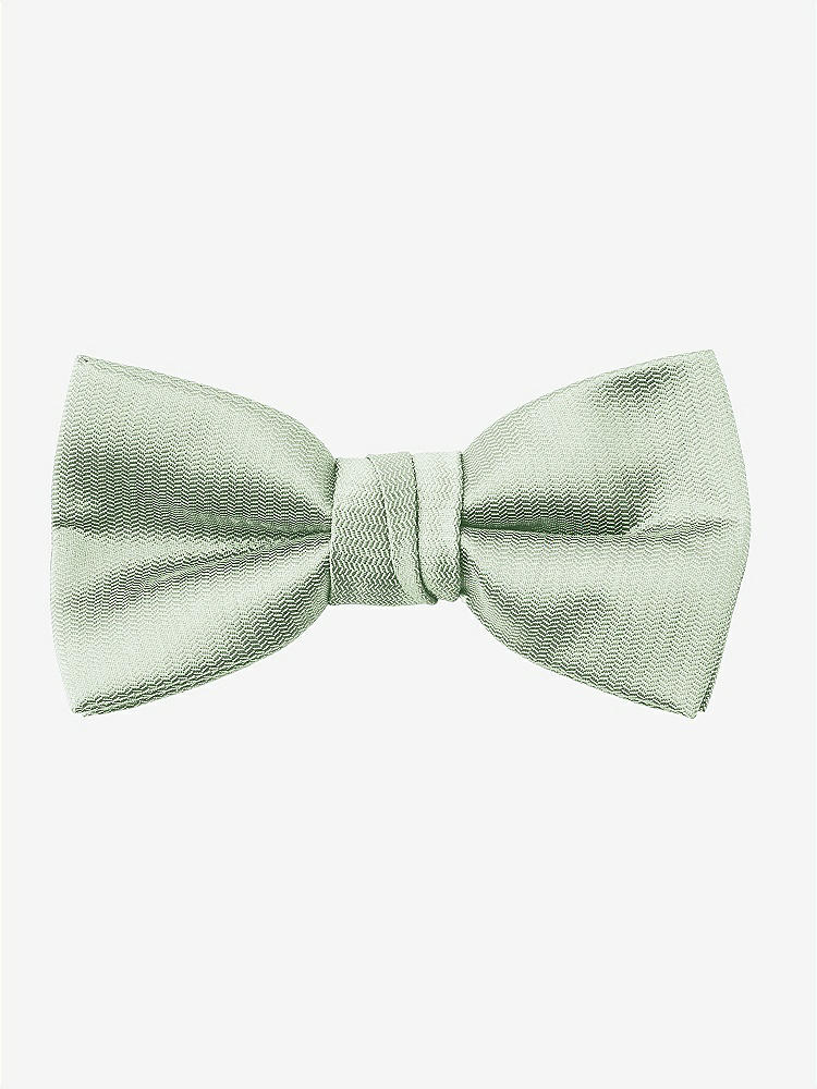 Front View - Celadon Yarn-Dyed Boy's Bow Tie by After Six