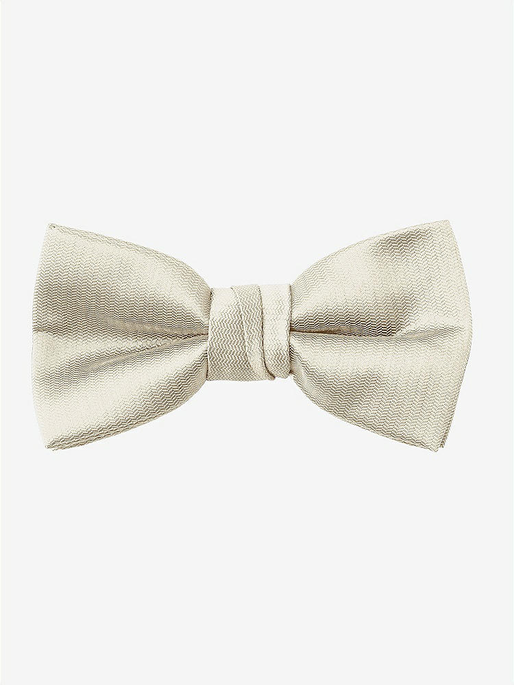 Front View - Champagne Yarn-Dyed Boy's Bow Tie by After Six