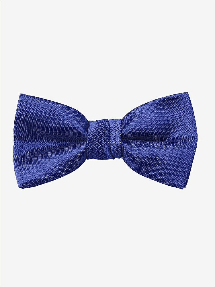 Front View - Cobalt Blue Yarn-Dyed Boy's Bow Tie by After Six