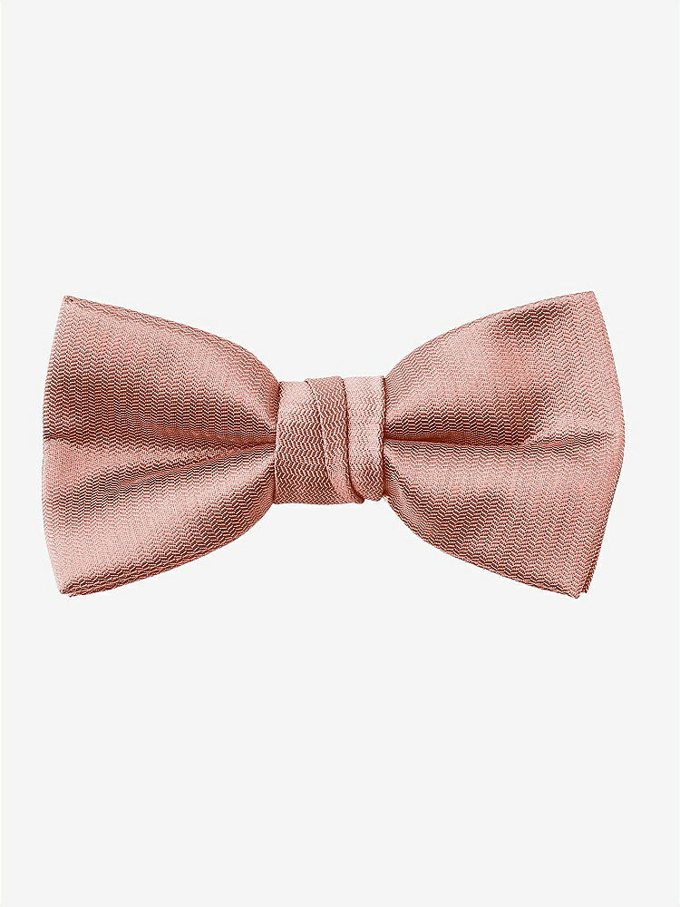 Front View - Desert Rose Yarn-Dyed Boy's Bow Tie by After Six